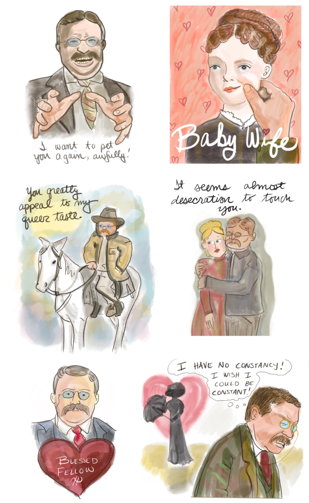 Theodore Roosevelt valentines card president